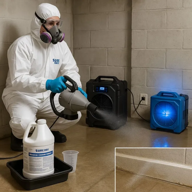 Sanitization and Odor Removal process in Caroline County, MD